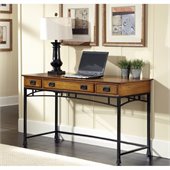 Home Styles Modern Craftsman Executive Desk in Deep Brown