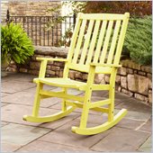 Home Styles Bali Hai Outdoor Rocking Chair in Lemonade Finish