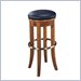 Home Styles Furniture 30 Inch Bar Stool with Upholstered Swivel Top in Cottage Oak