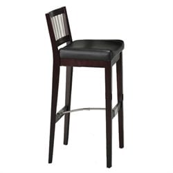 Home Styles Furniture Bar Stool with Metal Stretcher in Cherry