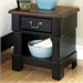 Home Styles Aspen Night Stand in Rustic Cherry and Black