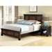 Home Styles Aspen 2 Piece Bedroom Set in Rustic Cherry and Black