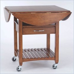 Home Styles Furniture Cottage Oak Expandable Kitchen with Open Storage