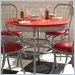 Home Styles Furniture Retro Soda Shoppe Dinette Table in Red