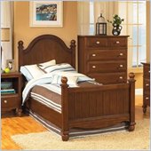 Home Styles Furniture Mayfair Complete Solid Hardwood Bed in Cherry