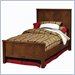 Home Styles Furniture Crosstimbers Twin Panel Bed in Warm Cherry Finish