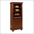 Home Styles Furniture Chesapeake Wood Audio Rack/Bookcase in Cherry