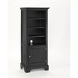 ADD TO YOUR SET: Home Styles Furniture Bedford 4 Shelf Wood Audio Rack/Bookcase in Ebony