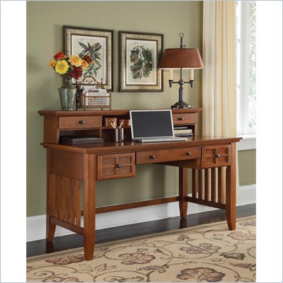 Home Styles Arts & Crafts Executive Desk & Hutch