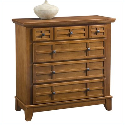 Home Styles Arts & Crafts Chest in Cottage Oak Finish