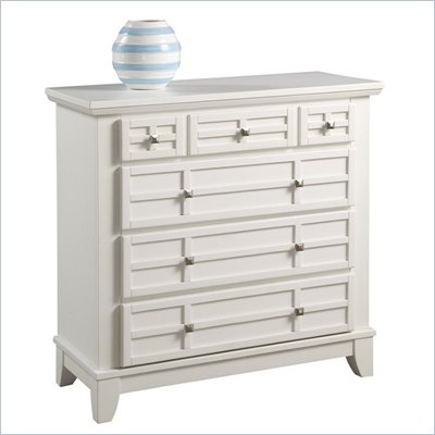 Home Styles Arts & Crafts Chest in White Finish