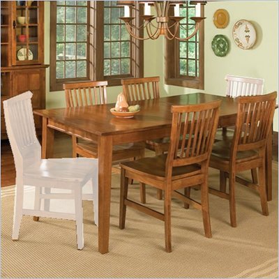 Home Styles Arts and Crafts 5 Piece Hardwood Dining Set in Cottage Oak