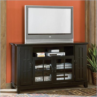 Home Styles Arts & Crafts Entertainment Credenza in Ebony