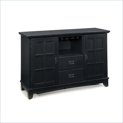 Home Styles Arts and Crafts Dining Buffet in Ebony Finish