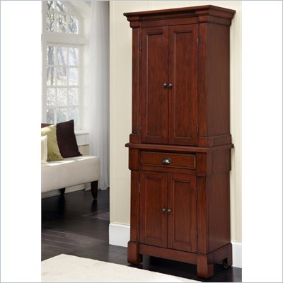 Home Styles Aspen Pantry in Rustic Cherry Finish