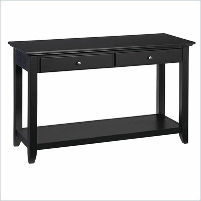 Home Styles Furniture Bedford Black Sofa Table