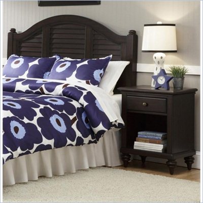 Home Styles Bermuda Headboard and Night Stand in Espresso Finish