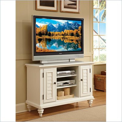 Home Styles Bermuda White TV Stand
