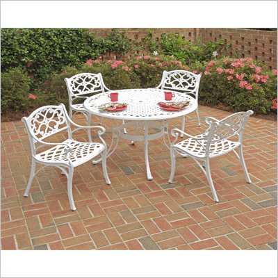 Home Styles Biscayne 5PC 48" Dining Table Set