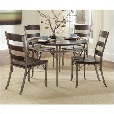Home Styles Bordeaux 5 Piece Dining Set in Birch
