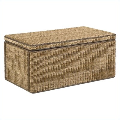 Home Styles Cabana Banana Large Storage Blanket Chest in Honey Finish