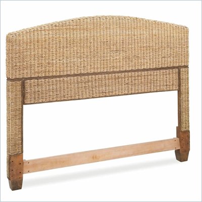 Home Styles Cabana Banana Natural Woven Textile Queen Headboard in Honey