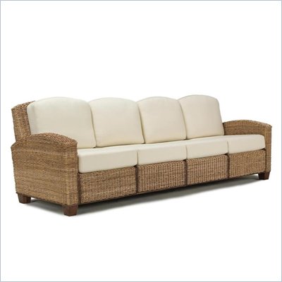 Home Styles Cabana Banana 4 Section Sofa in Honey