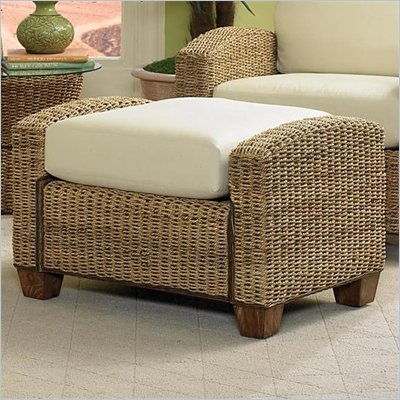 Home Styles Furniture Cabana Banana Rectangular Ottoman in Honey Finish