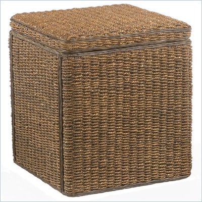 Home Styles Cabana Banana Small Storage Cube in Cocoa Finish