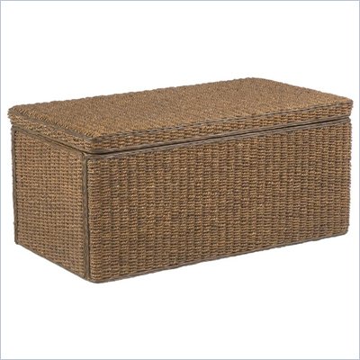 Home Styles Cabana Banana Large Storage Blanket Chest in Cocoa Finish