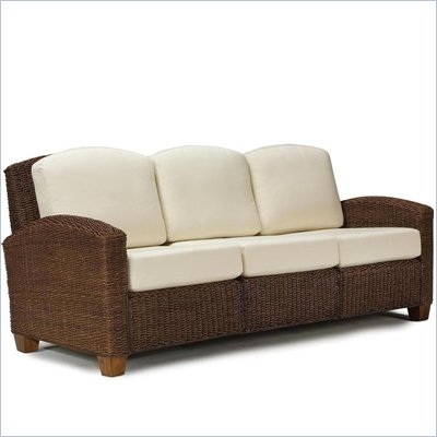 Home Styles Cabana Banana 3 Section Sofa in Cocoa