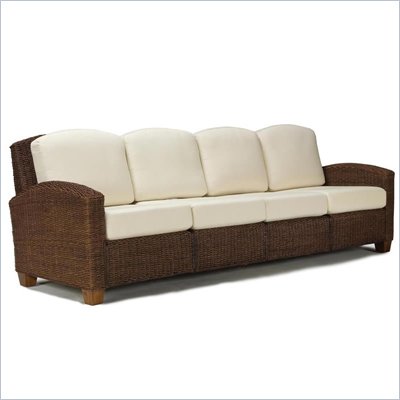 Home Styles Cabana Banana 4 Section Sofa in Cocoa