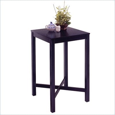Furniture Table Styles on Home Styles Furniture Contour Black Solid Wood Pub Table   5982 35