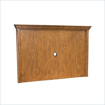 Home Styles Country Casual Back Panel in Distressed Oak Finish
