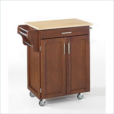 Home Styles Furniture Kitchen Cart in Cherry