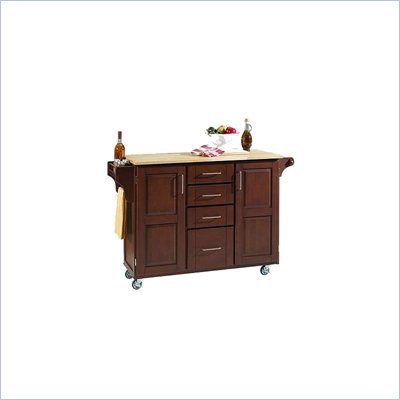 Home Styles Furniture Cherry Kitchen Cart