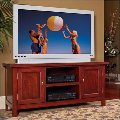 Home Styles Hanover Wood TV Stand in Cherry