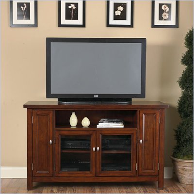 Home Styles Hanover Wood LCD/Plasma TV Stand in Cherry Finish