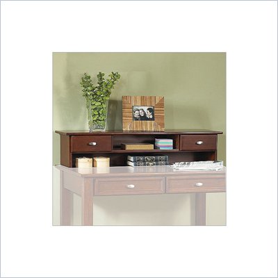 Home Styles Furniture Hanover Solid Wood Student Desk Hutch in Cherry Finish