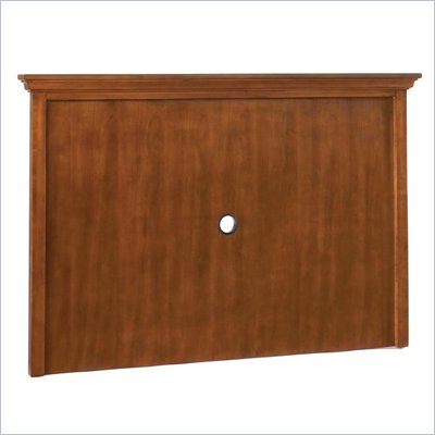 Home Styles Furniture Homestead Entertainment Center Back Panel in Distressed Warm Oak Finish