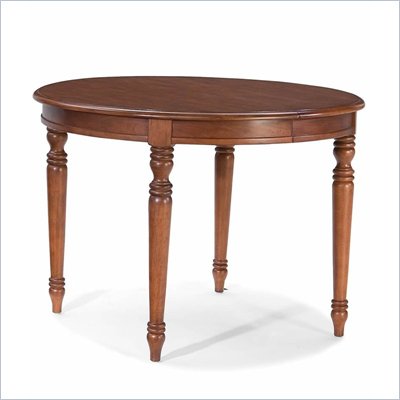 Home Styles Homestead Casual Dining Table with Leaf in Warm Oak Finish