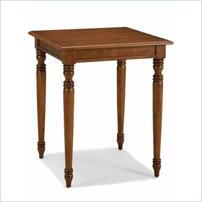 Home Styles Homestead Square Bistro Table in Distressed Warm Oak Finish