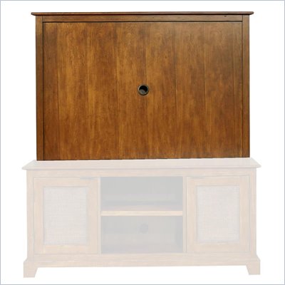 Home Styles Furniture Jamaican Bay Solid Wood Back Panel in Soft Mahogany Finish