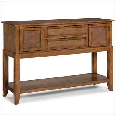 Home Styles Jamaican Bay Side Board Server in Soft Mahogany