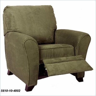 Home Styles Furniture Kingsman Microfiber Recliner in Olive