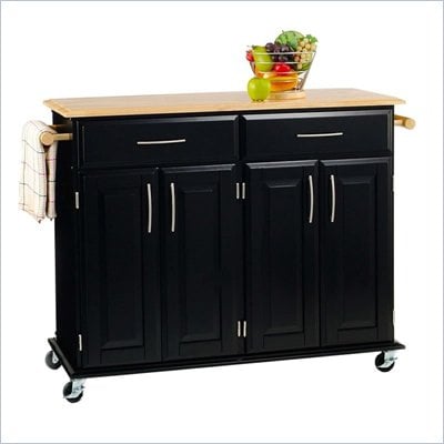 Furniture Style on Home Styles Furniture Madison Kitchen Cart In Black   4528 95