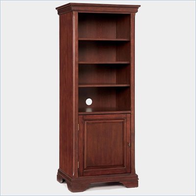 Home Styles Lafayette Wood Media Pier in Cherry