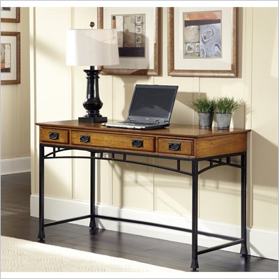 Home Styles Modern Craftsman Executive Desk in Deep Brown