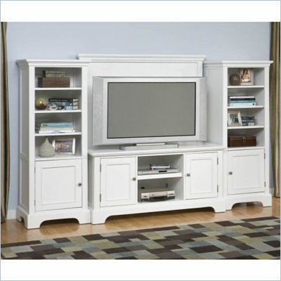 Home Styles Naples Entertainment Credenza with Cabinets Set