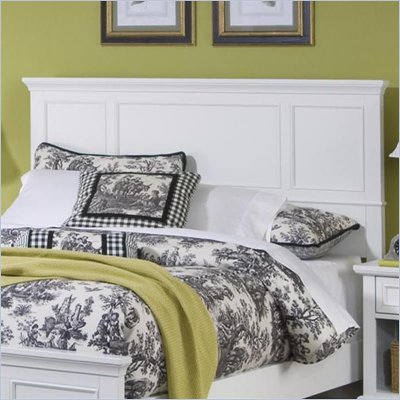 Home Styles Naples Queen Panel Headboard in White Finish